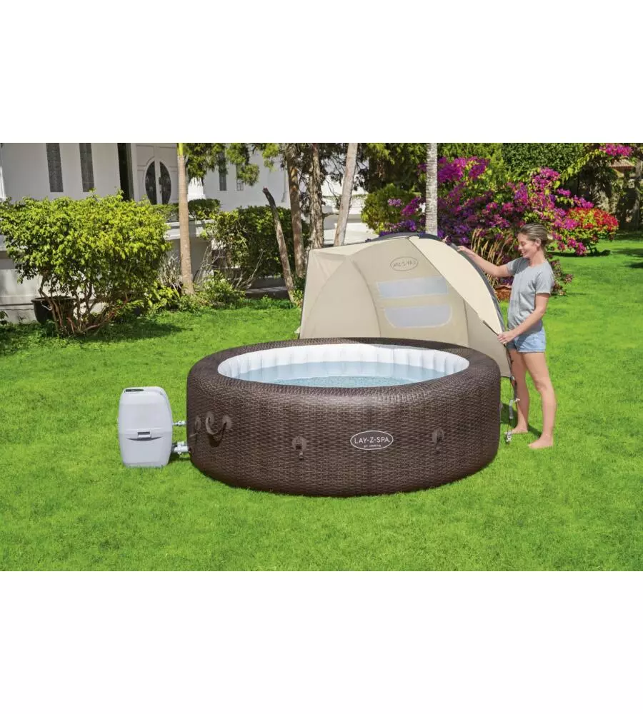 Tettuccio parasole per piscina spa "lay-z-spa" bestway 183x94x109 cm - cod. 60304